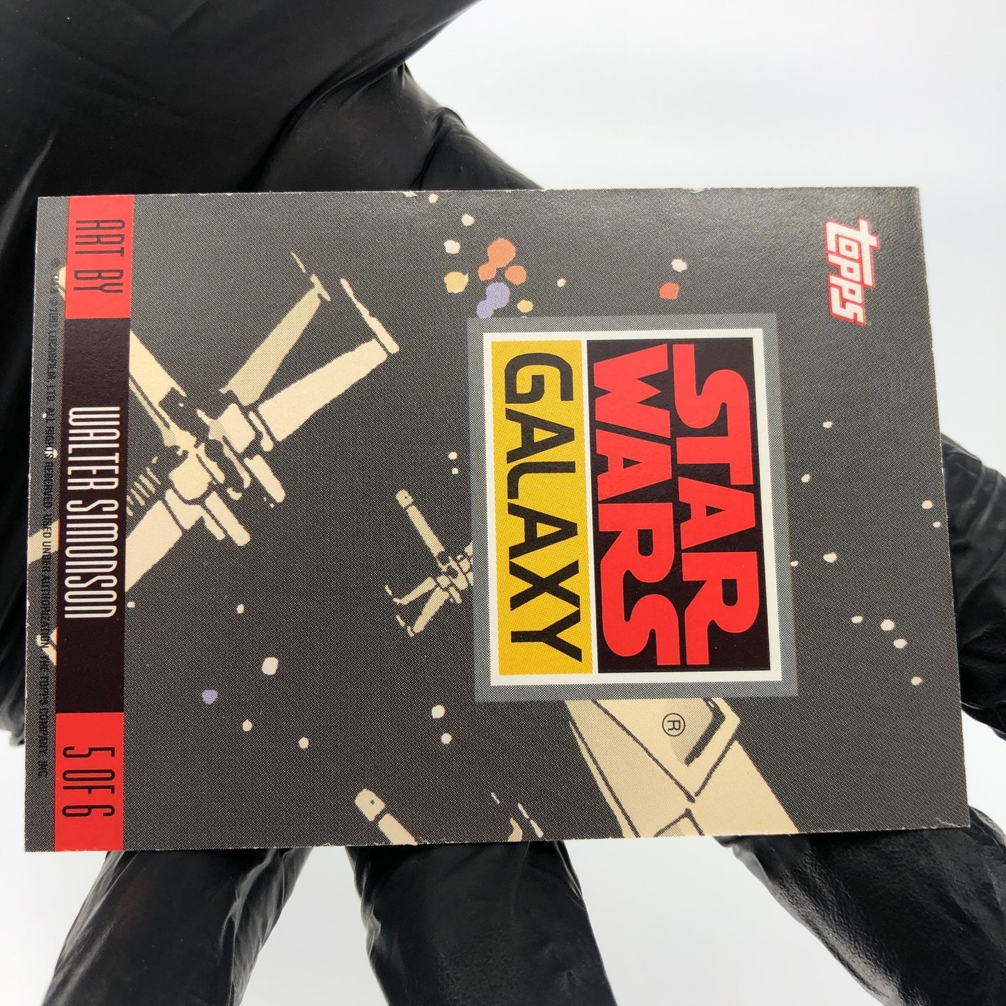 Star Wars Galaxy Card Yoda 5 of 6 Walter Simonson Etched Foil Topps 1993[NM]