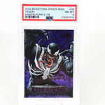 PSA 8 Marvel Card Venom 40 Kingpin Purple /99 Fleer Upper Deck Renditions [8]