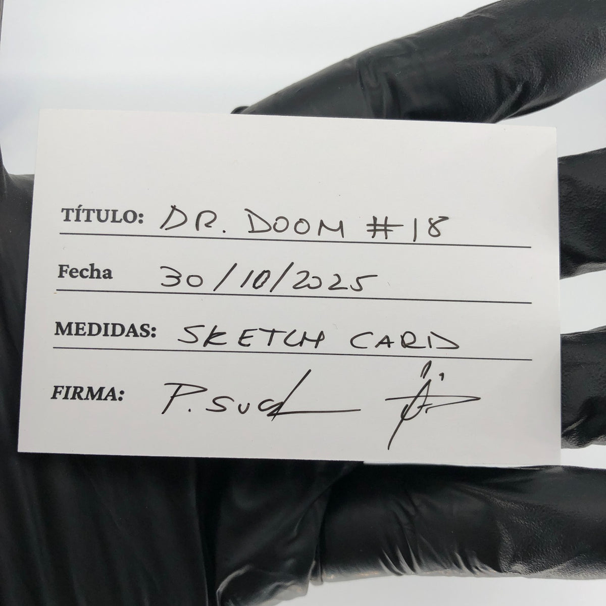 Marvel Sketch Dr Doom 