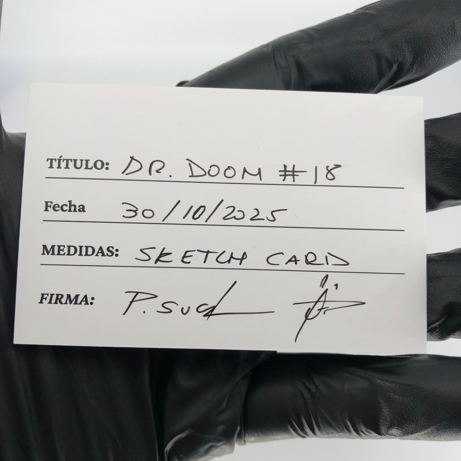 Marvel Sketch Dr Doom 