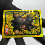 Marvel Card Wolverine 103 Yellow Lava Refractor Topps Chrome 2025 [NM]