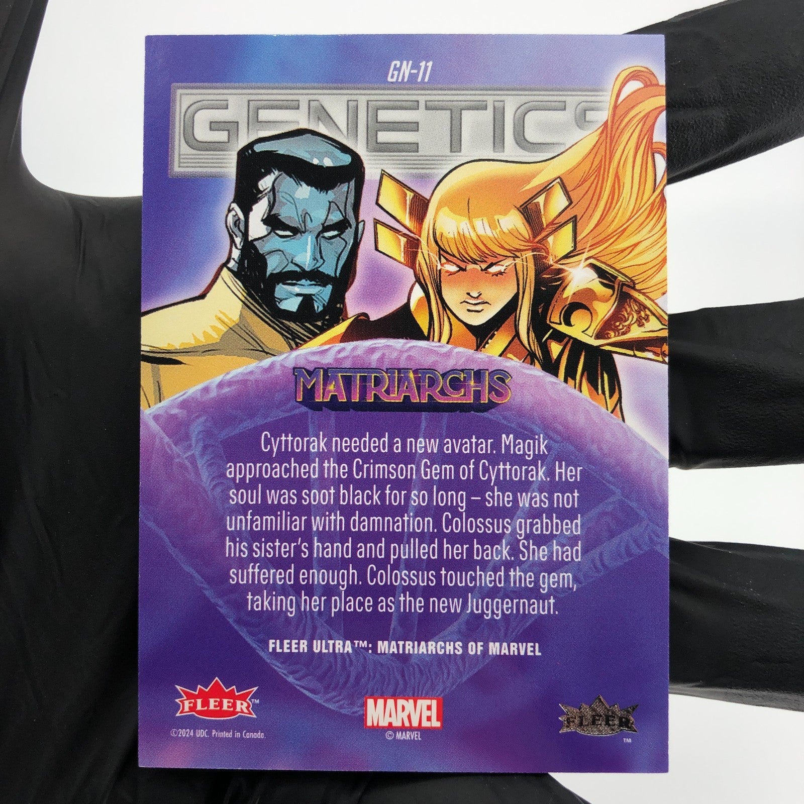 Marvel Card Magik GN-11 Genetics Holo Matriarchs 2024 Fleer Upper Deck [NM]