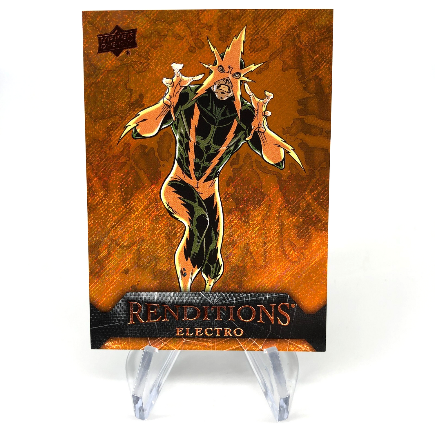Marvel Card Electro 6 Orange  /299 Fleer Upper Deck Renditions [NM]