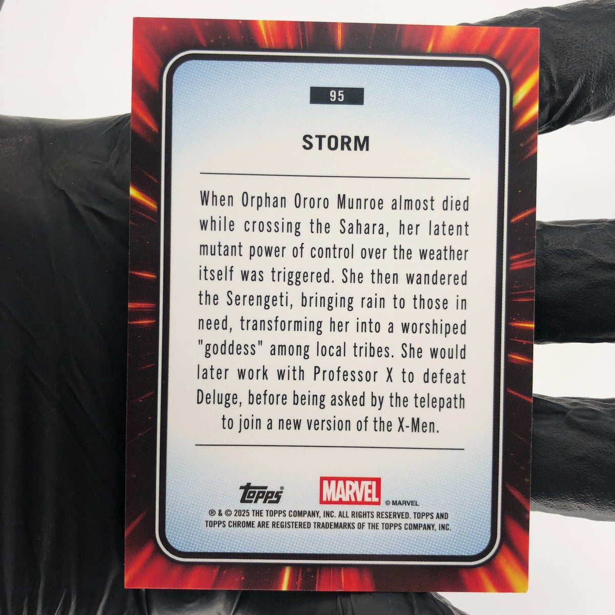 Marvel Card Storm 95 Purple Shimmer /75 Topps Chrome 2025 [NM]