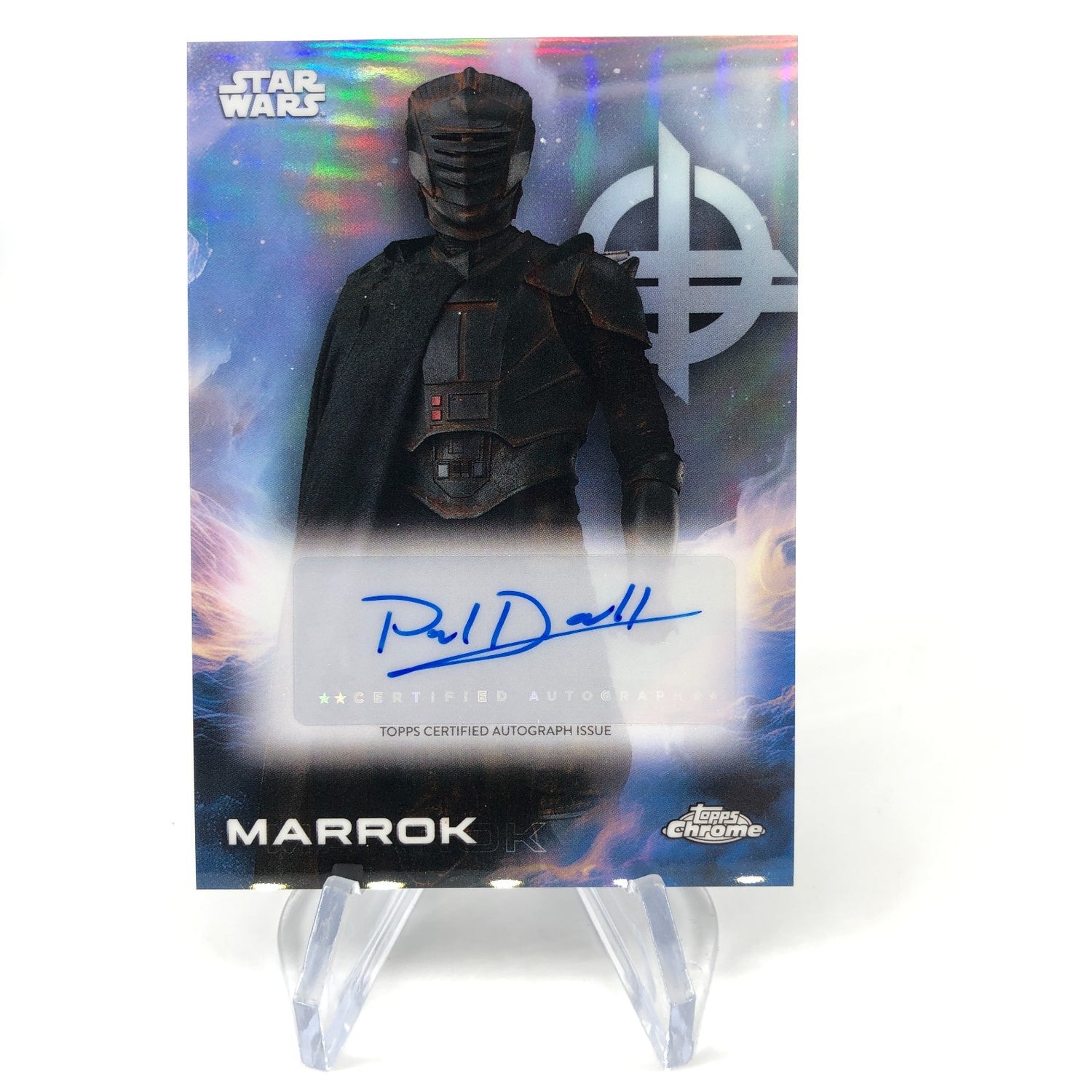 2025 Topps Chrome Star Wars Marrok A-PD Signed Paul Darnell [NM]