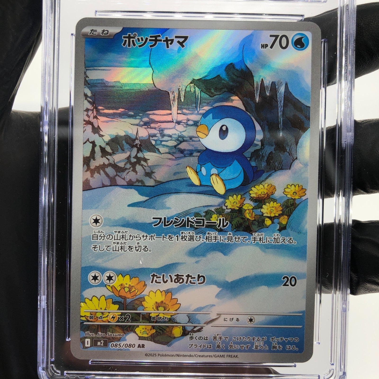CGC 10 Pokemon Card Piplup 085/080 AR M2 Japanese Karte [10]