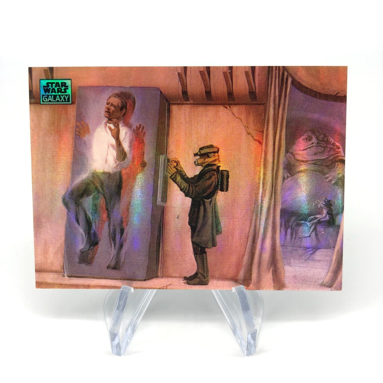 Star Wars Galaxy 2024 Han Solo 22 Aqua /199 Topps Chrome [NM]