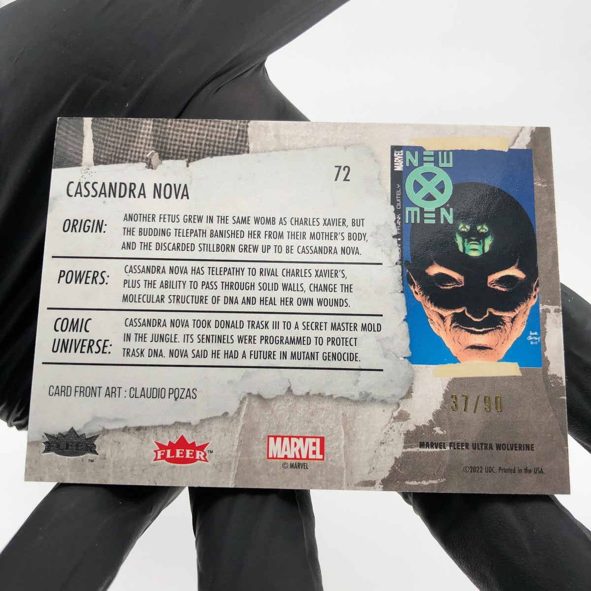 Marvel Card Cassandra Nova 72 Gold /90 Fleer Upper Deck Ultra Wolverine [NM]