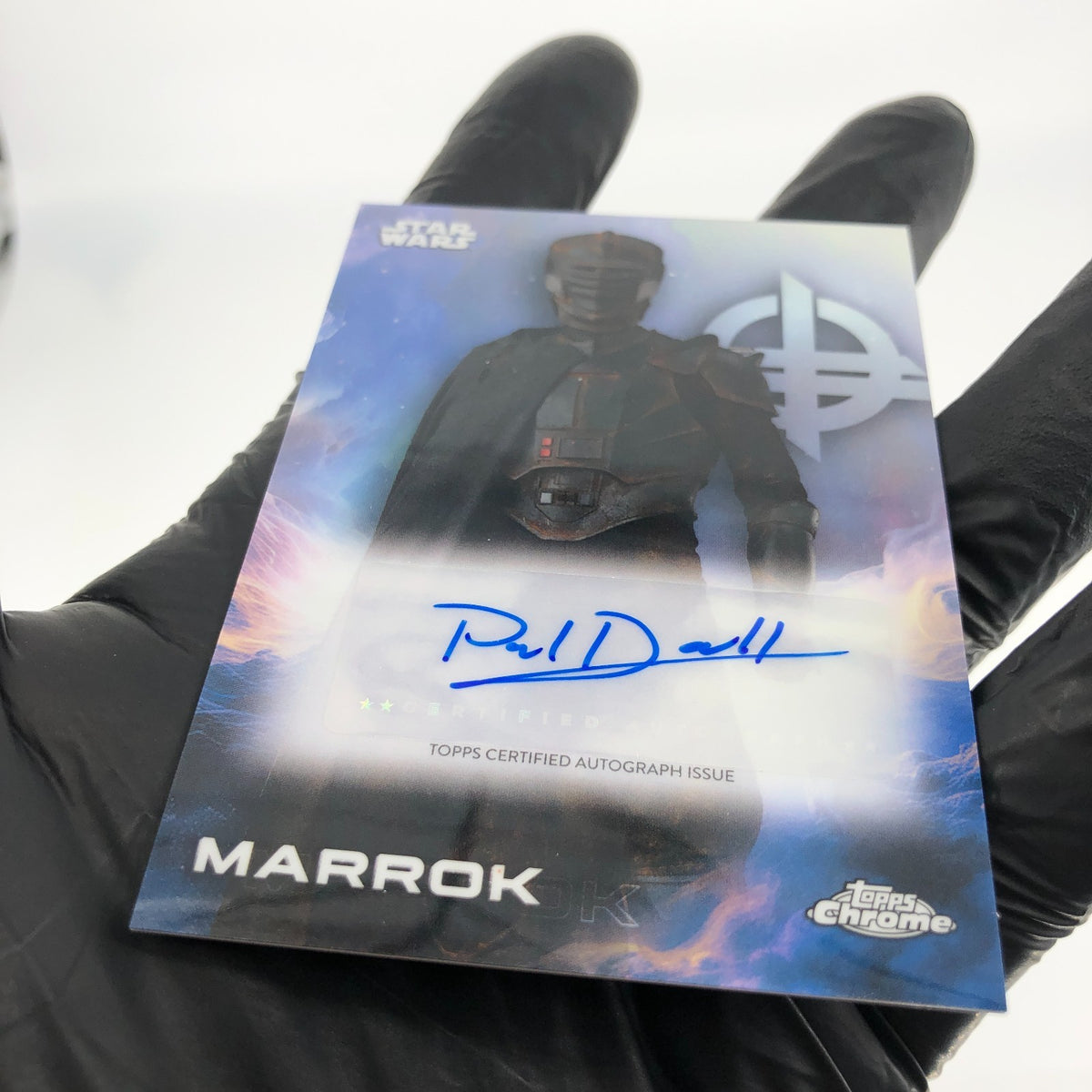 2025 Topps Chrome Star Wars Marrok A-PD Signed Paul Darnell [NM]