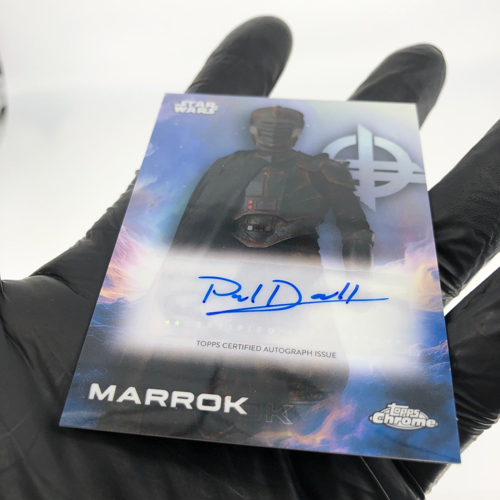 2025 Topps Chrome Star Wars Marrok A-PD Signed Paul Darnell [NM]