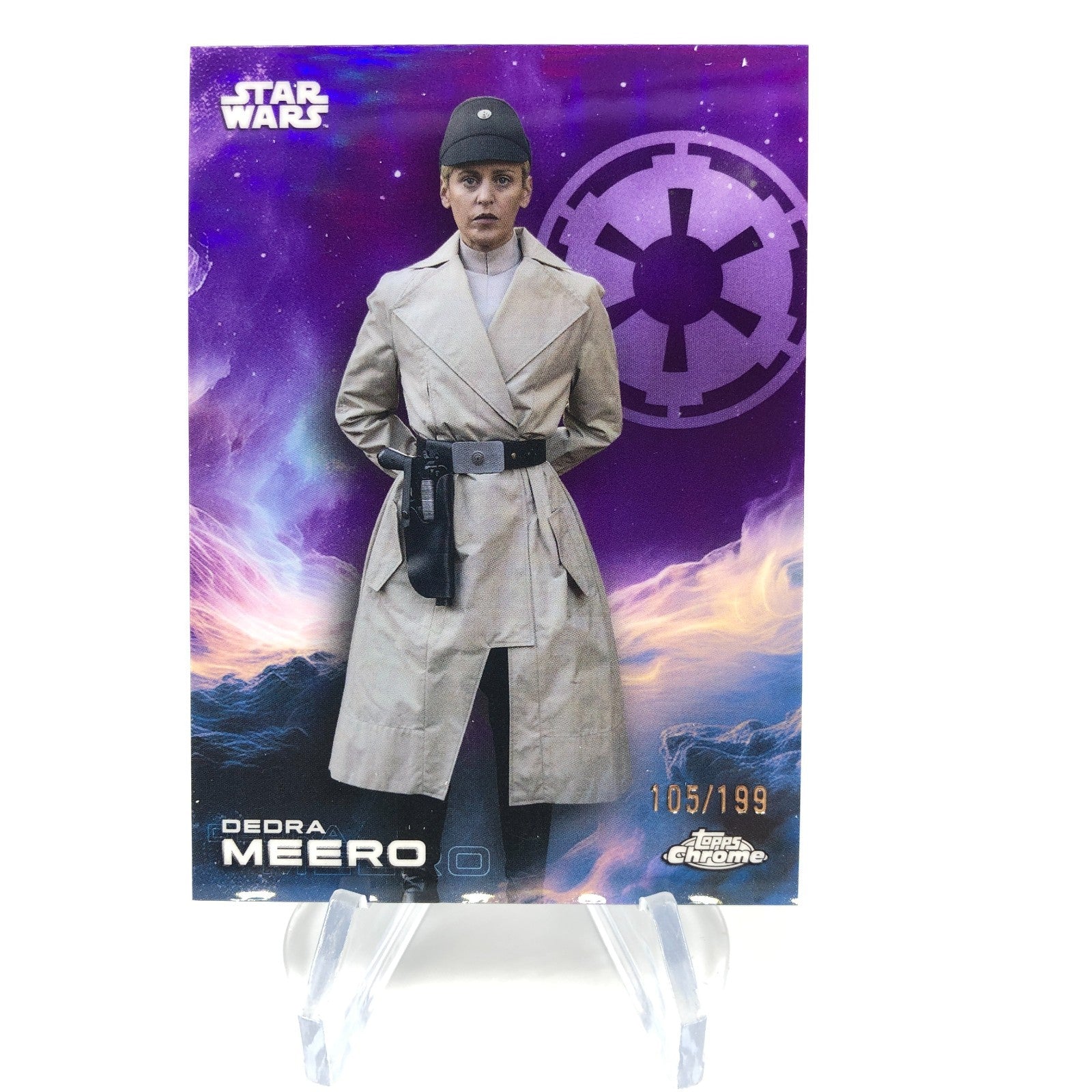 2025 Topps Chrome Star Wars Dedra Meero 30 Purple  /199 [NM]