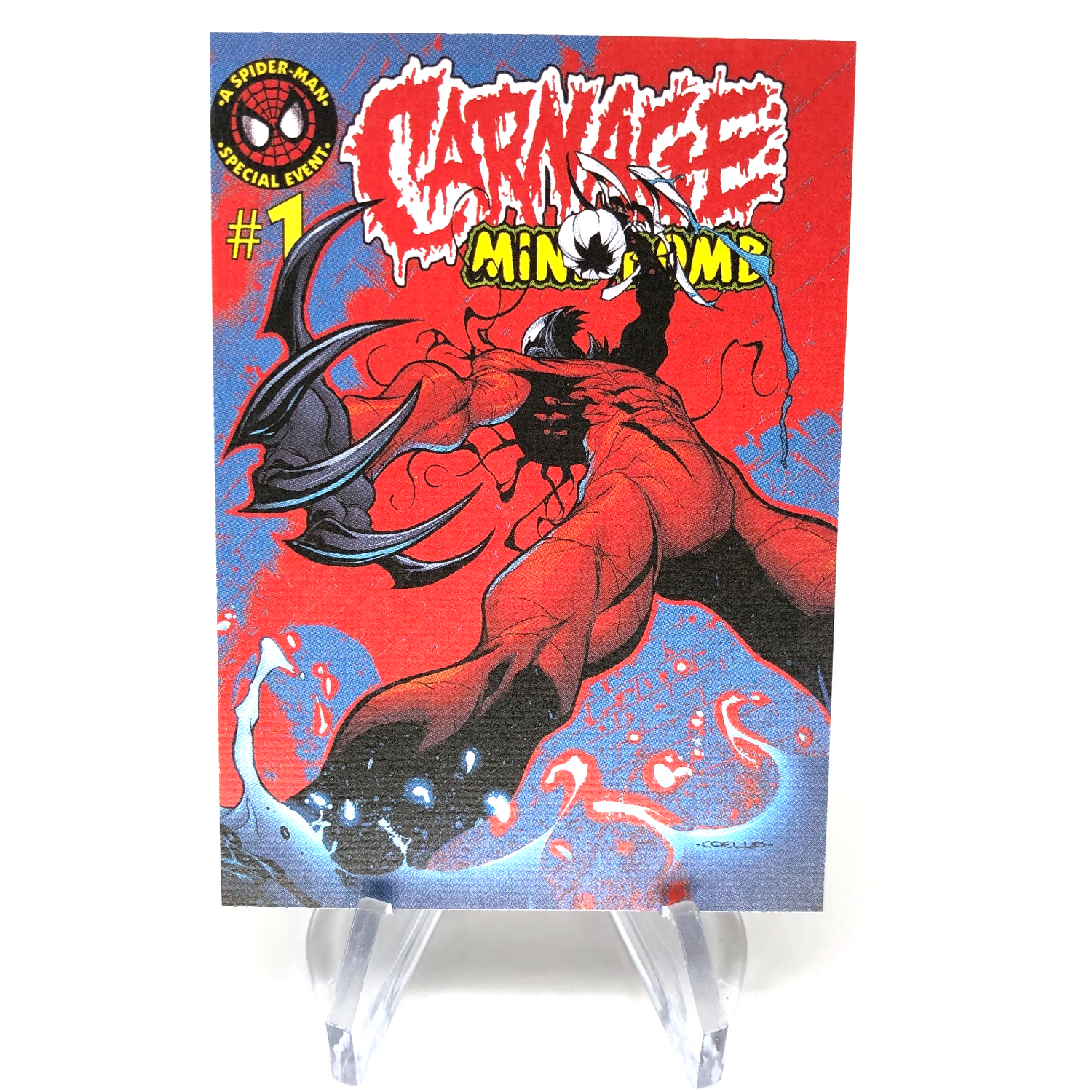 Marvel Card Carnage 25 Comic Covers Fleer Upper Deck Renditions [NM]