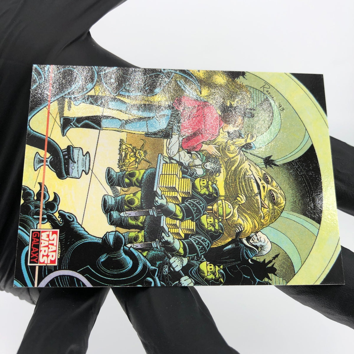 Star Wars Galaxy Card Jabba New Viosions 263 Topps  1994 [NM]