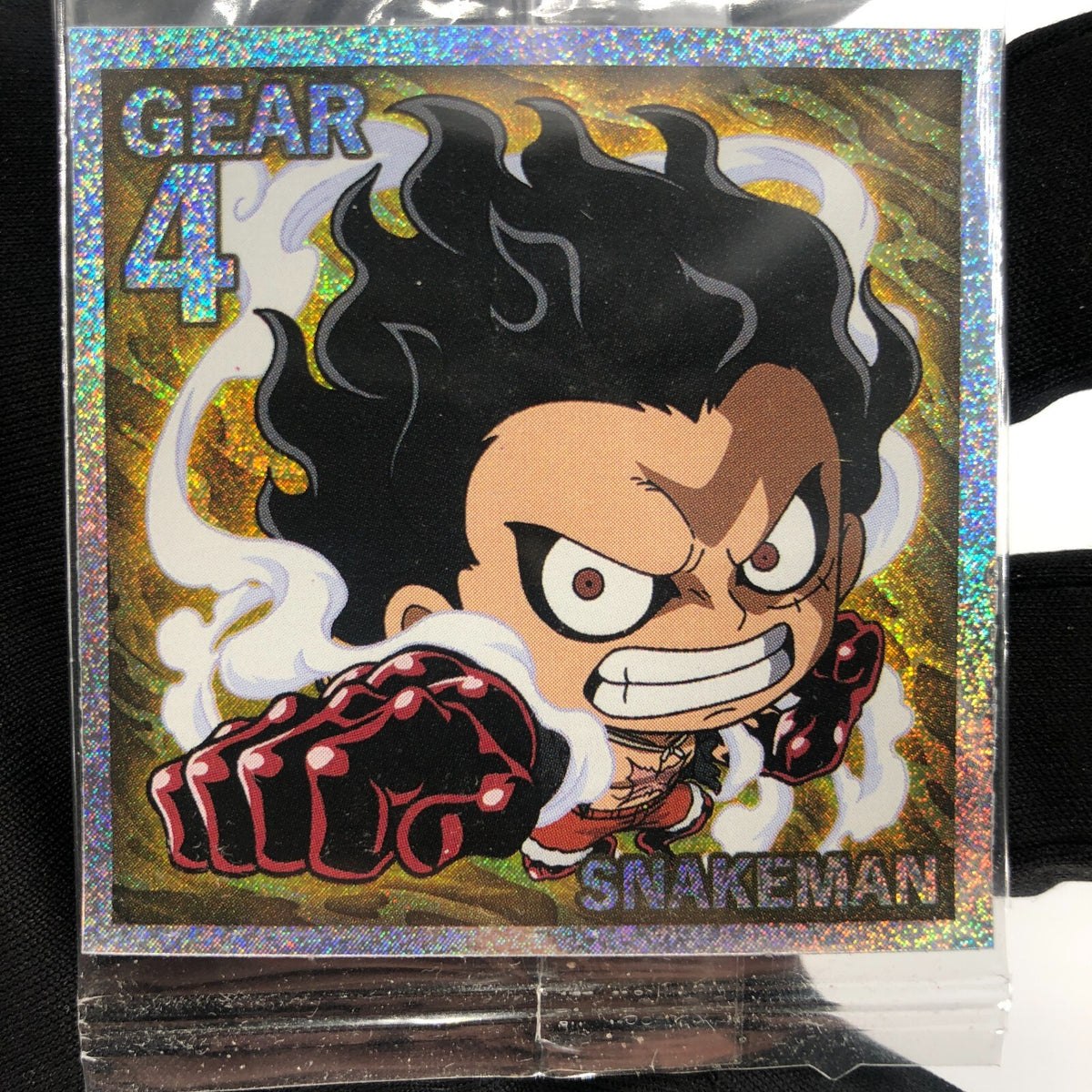 One Piece Luffy SW6-22 GR Gear 4 Snakeman Holo Wafer  Japanese [Sealed]