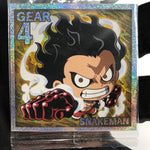 One Piece Luffy SW6-22 GR Gear 4 Snakeman Holo Wafer  Japanese [Sealed]