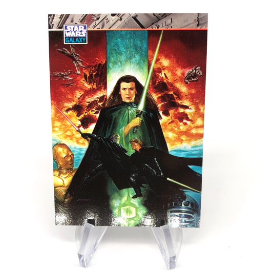 Star Wars Galaxy Card Leia 165 Comic Art of Topps 1994 [NM]