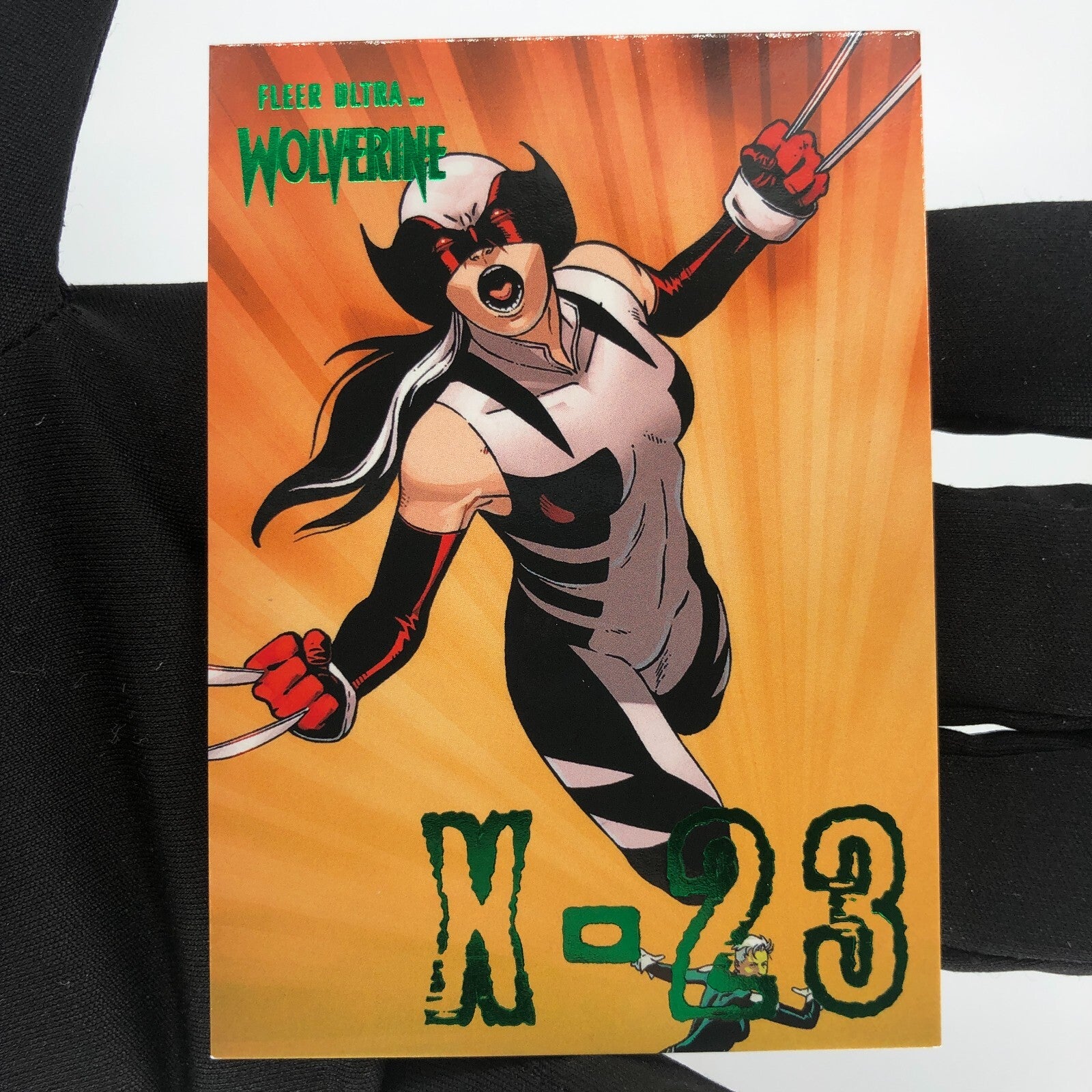Marvel Card X-23 X-9 Green Fleer Upper Wolverine Ultra [A]