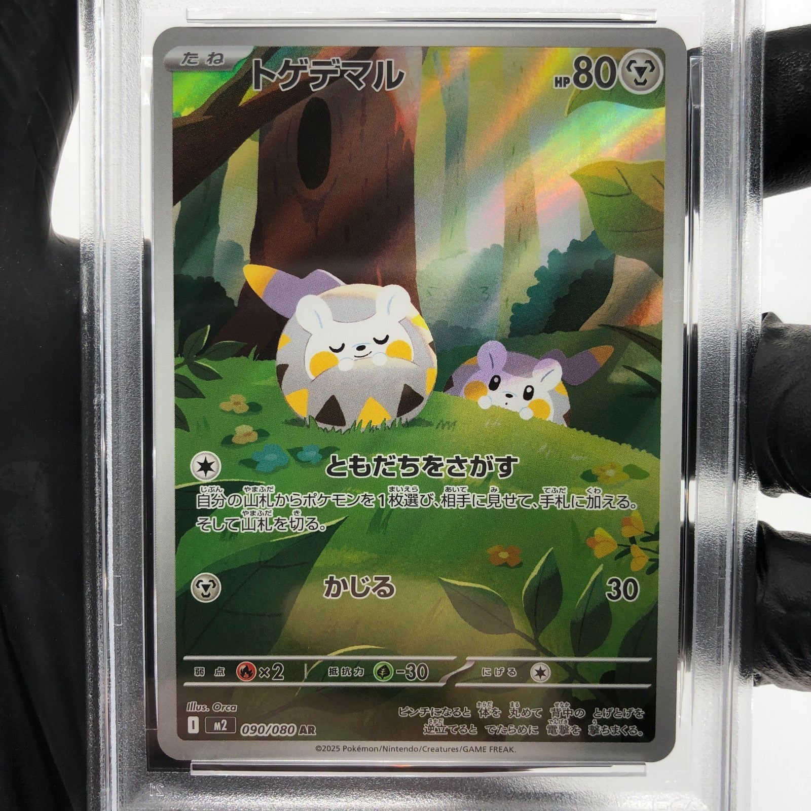 PSA 8 Pokemon Card Togedemaru 090/080 AR M2 Japanese Karte [8] 2