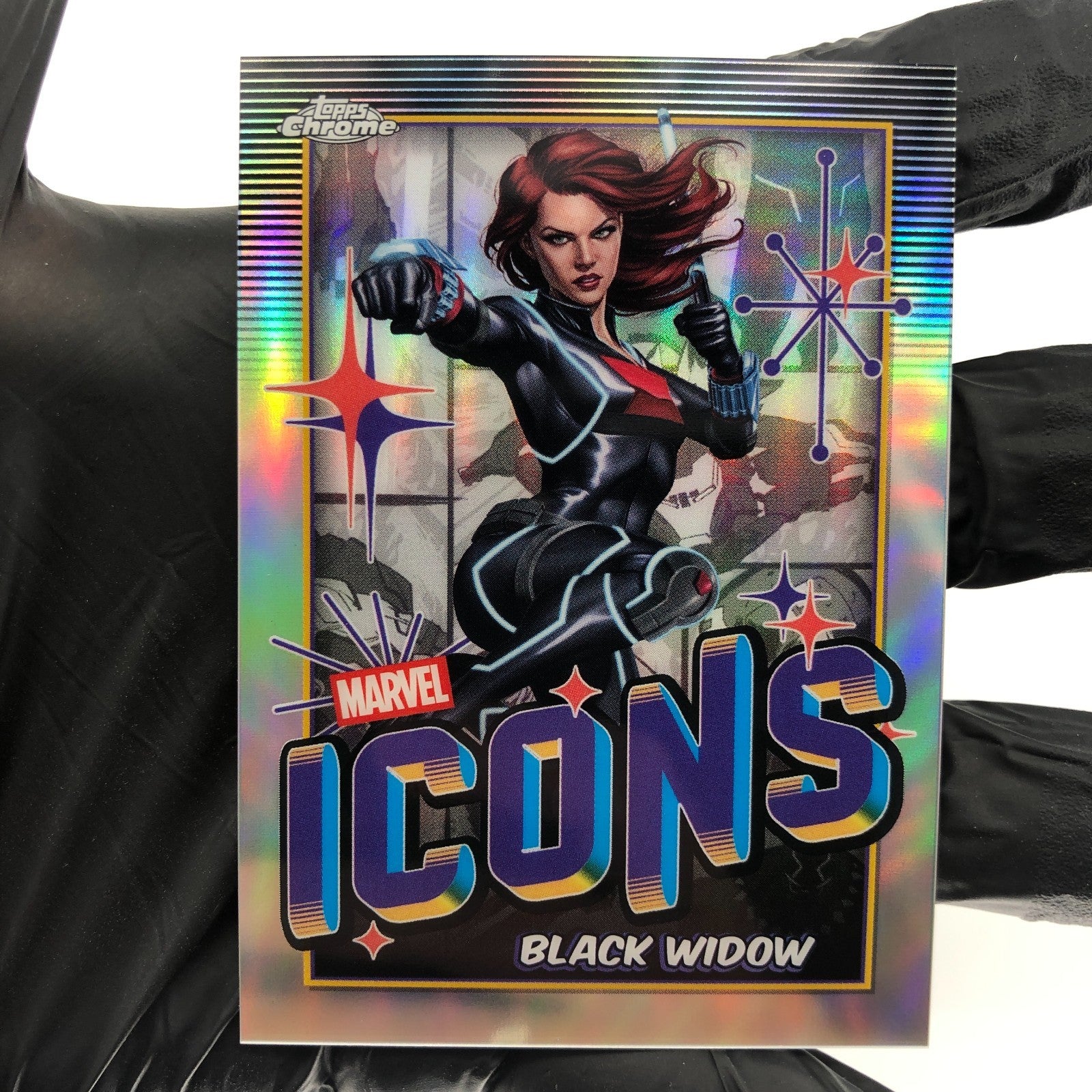 Marvel Card Black Widow MI-6 Icons Topps Chrome 2025 [NM]