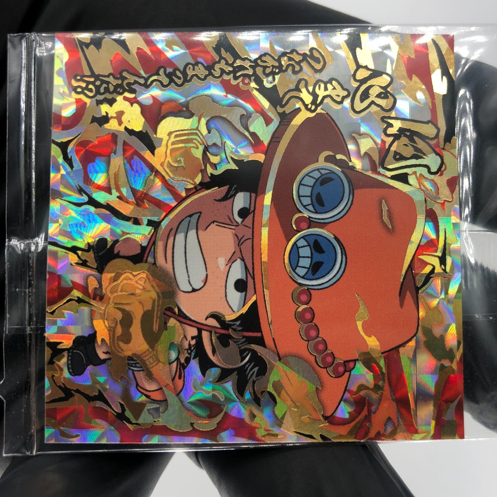 One Piece Portgas D. Ace SW3-S1 SEC Holo Wafer  Japanese [Sealed]