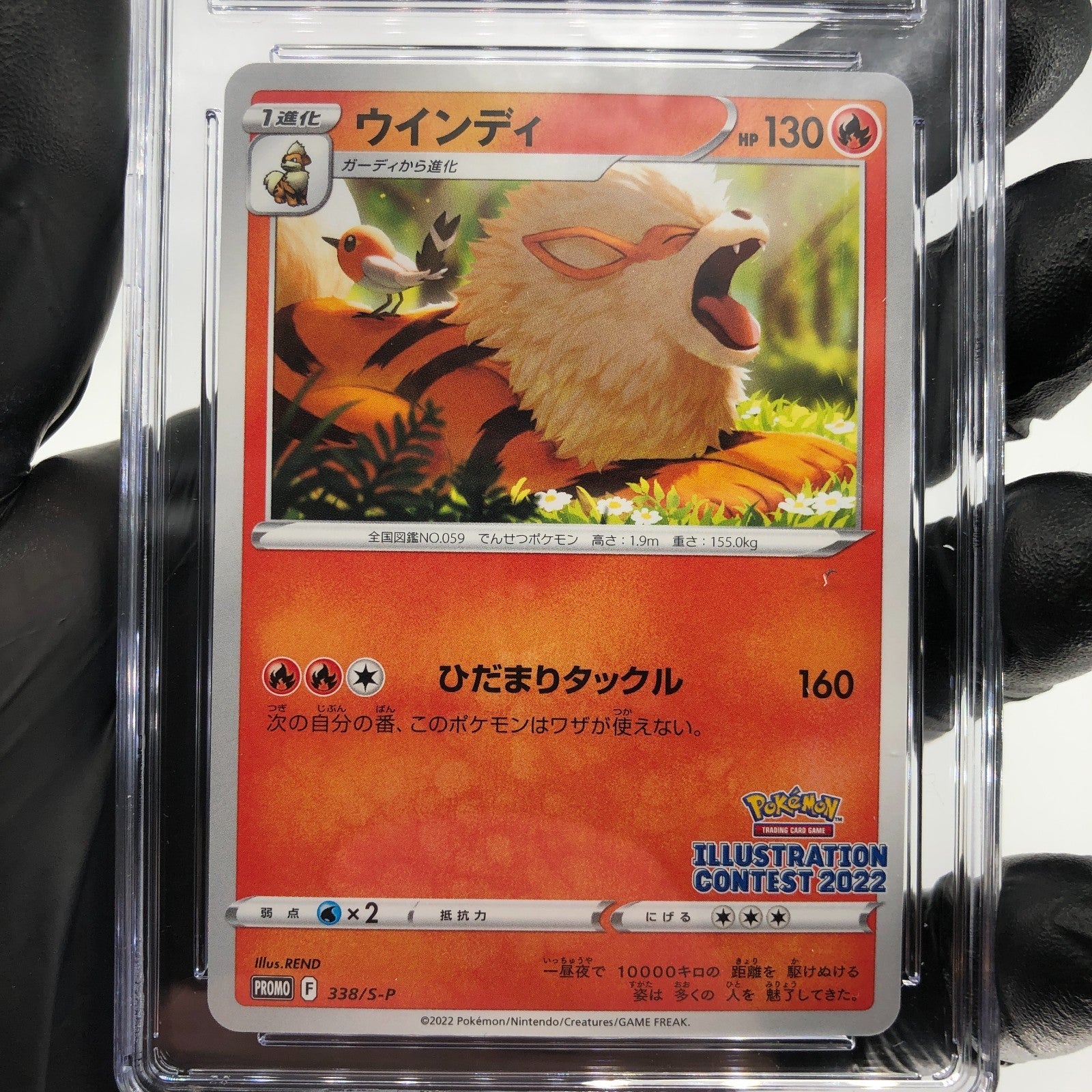 CGC 10 Pokemon Card Arcanine 338/S-P Promo 2022 Japanese Karte [10] 2