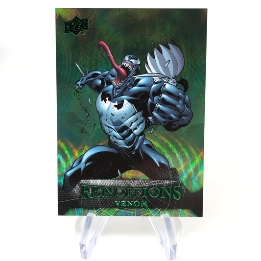 Marvel Card Venom 24 Green  /399 Fleer Upper Deck Renditions [NM]