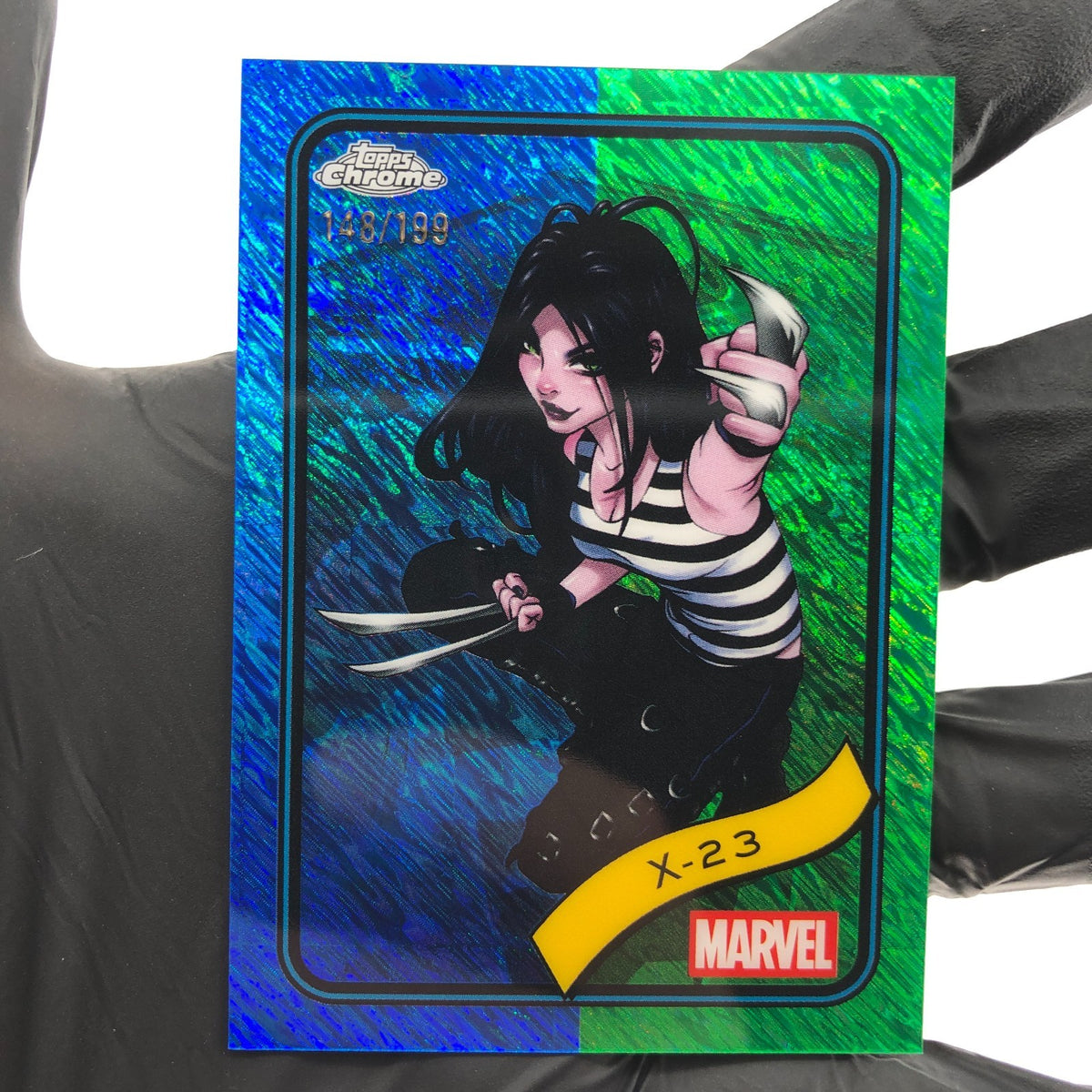 Marvel Card X-23 122 Green Blue /199 Topps Chrome 2025 [NM]