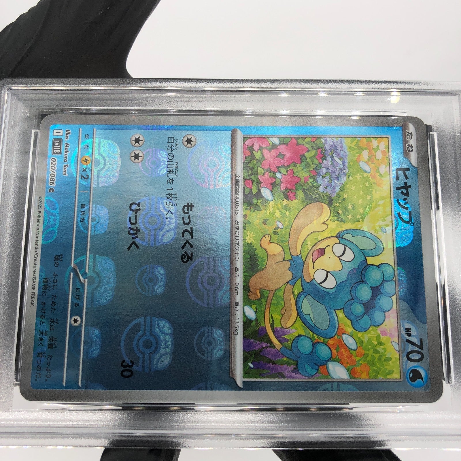 PSA 9 Pokemon Card Panpour 020/086 C Masterball SV11b Japanese Karte [9]