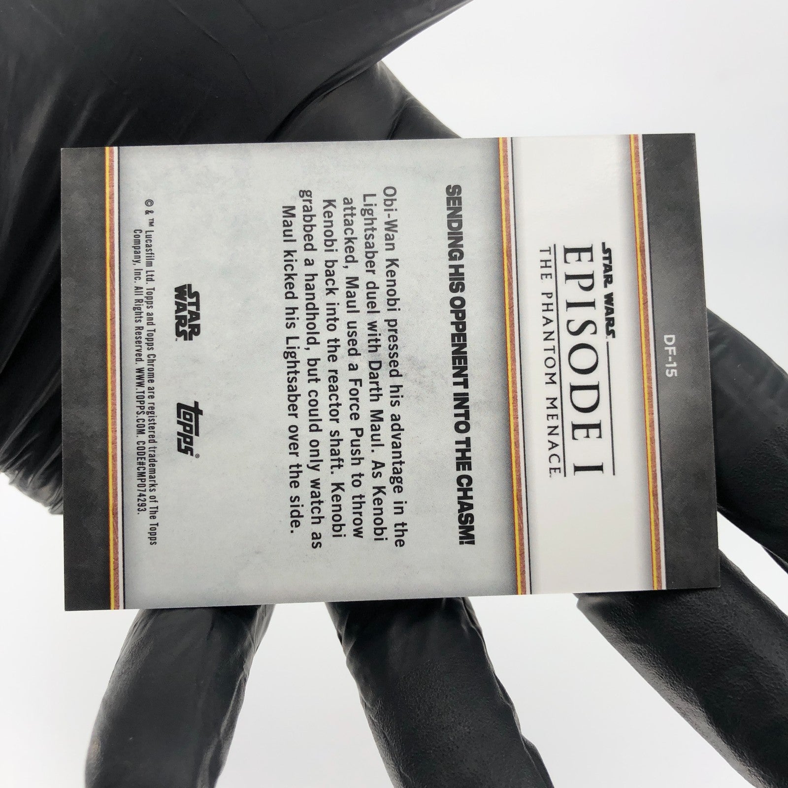 2024 Star Wars Chrome Sapphire Duel Of Fates DF-15 /25 Holo [NM]