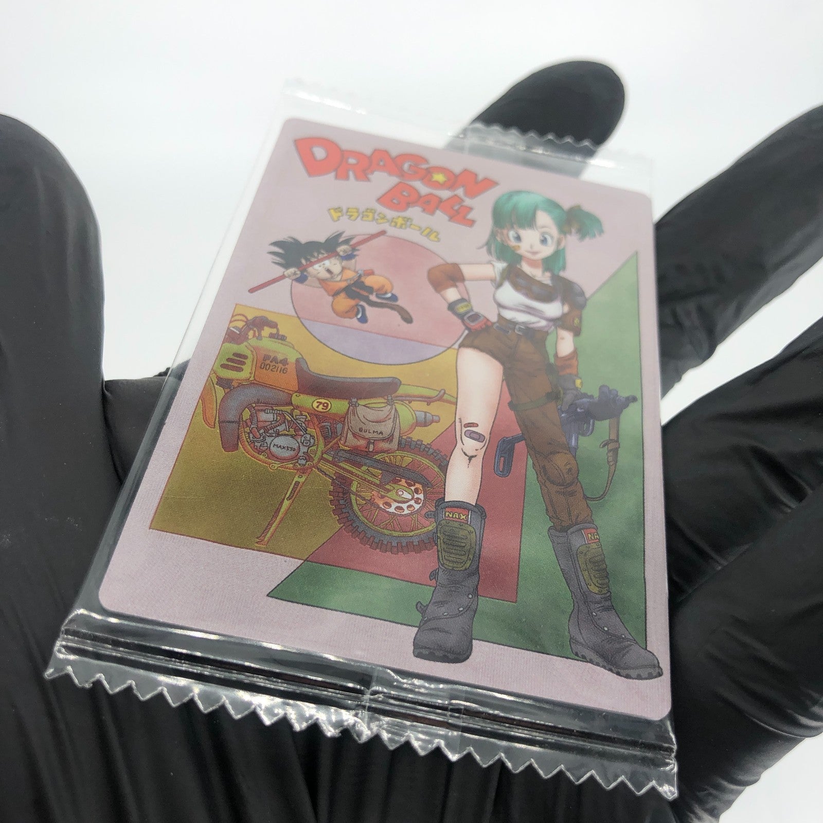 Dragonball Son Goku Bulma 4-28 CR Itajaga Wafer Card DBS Holo japanese [Sealed]