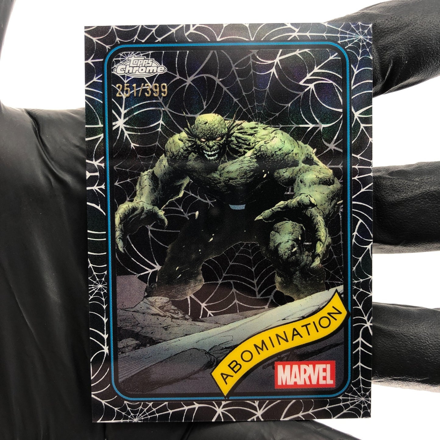 Marvel Card Abomination 132 Black Web /399 Topps Chrome 2025 [NM]