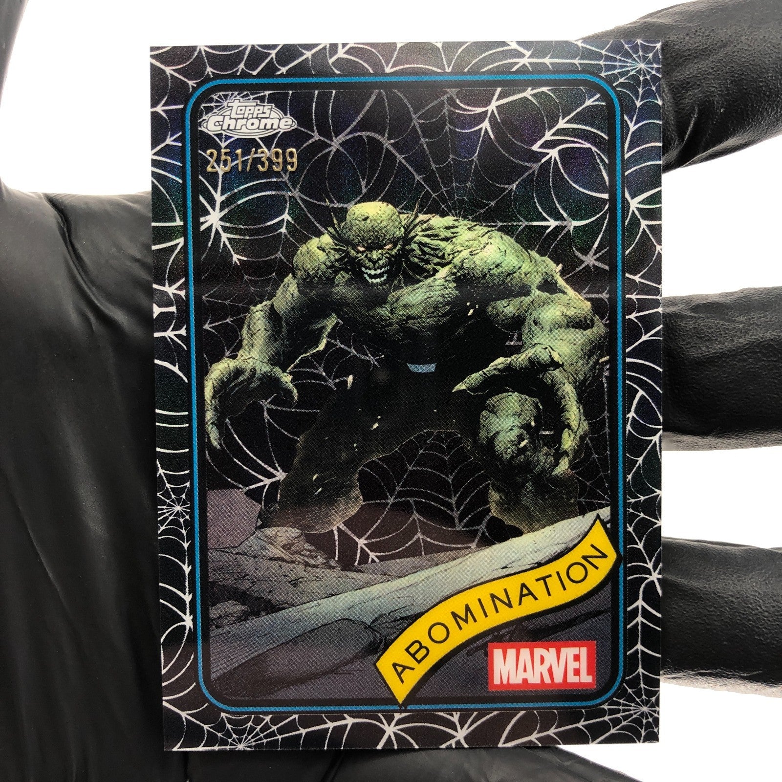 Marvel Card Abomination 132 Black Web /399 Topps Chrome 2025 [NM]
