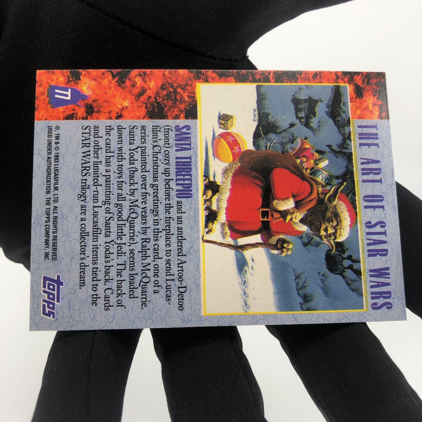 Star Wars Galaxy Card The Art Of Star Wars 77 1993 Topps [Rank A]