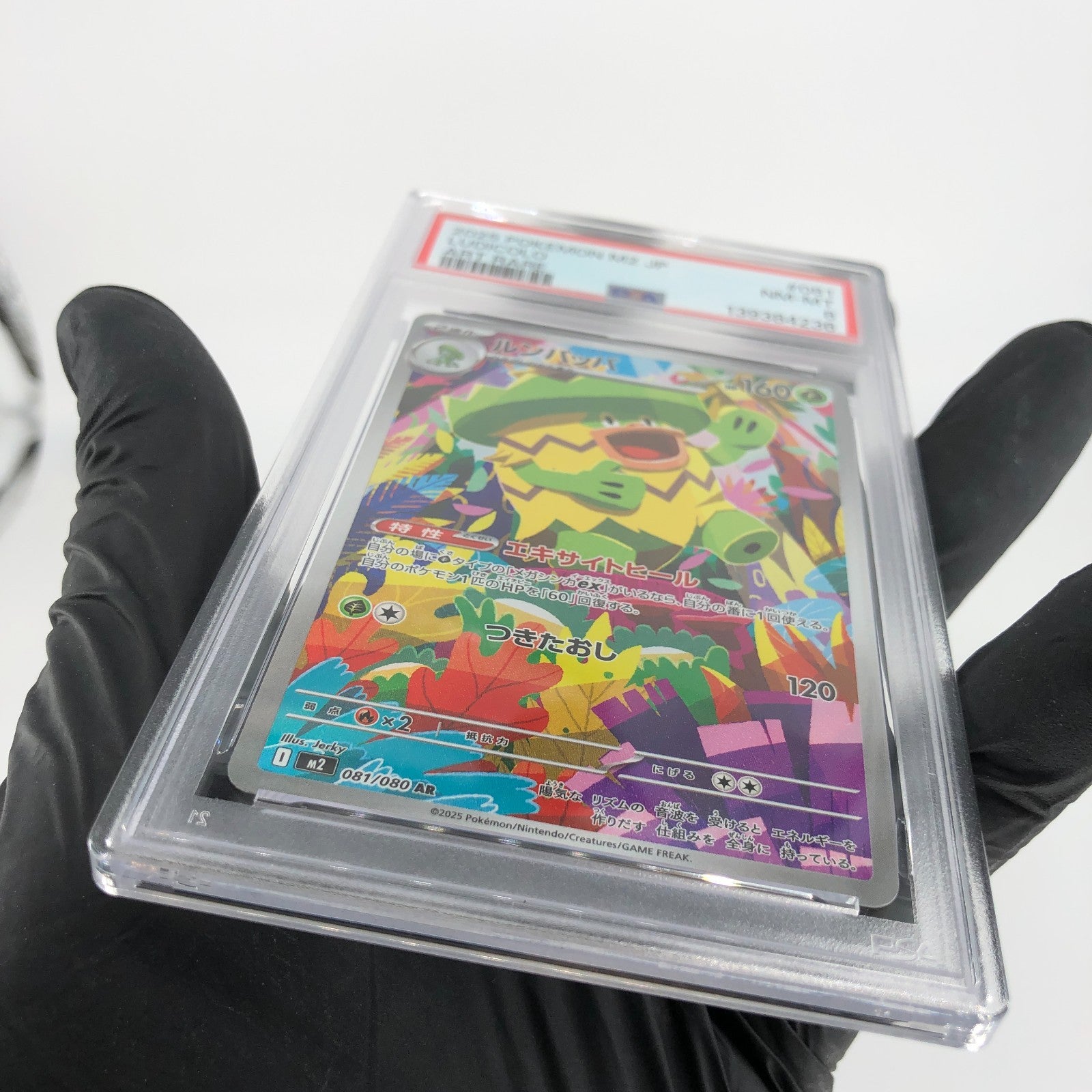 PSA 8 Pokemon Card Ludicolo 081/080 AR M2 Japanese Karte [8] 3