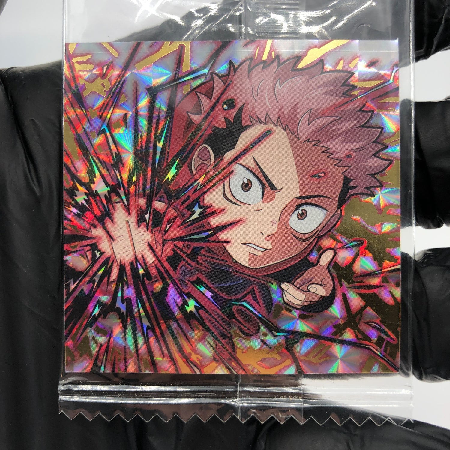 Jujutsu Kaisen Itadori 2-24 R Four Star Holo Wafer Japanese [Sealed]