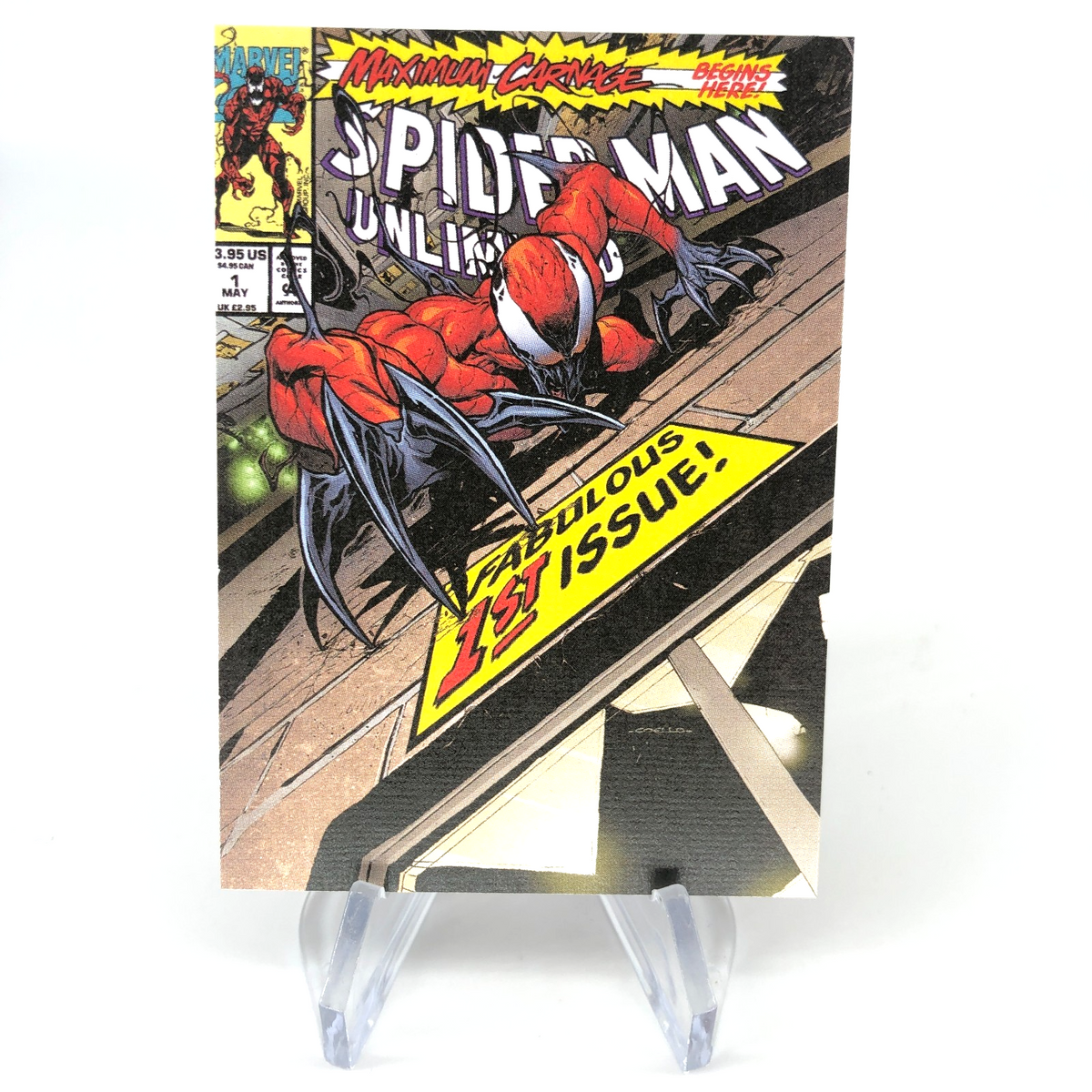 Marvel Card Carnage 21 Comic Covers Fleer Upper Deck Renditions [NM]