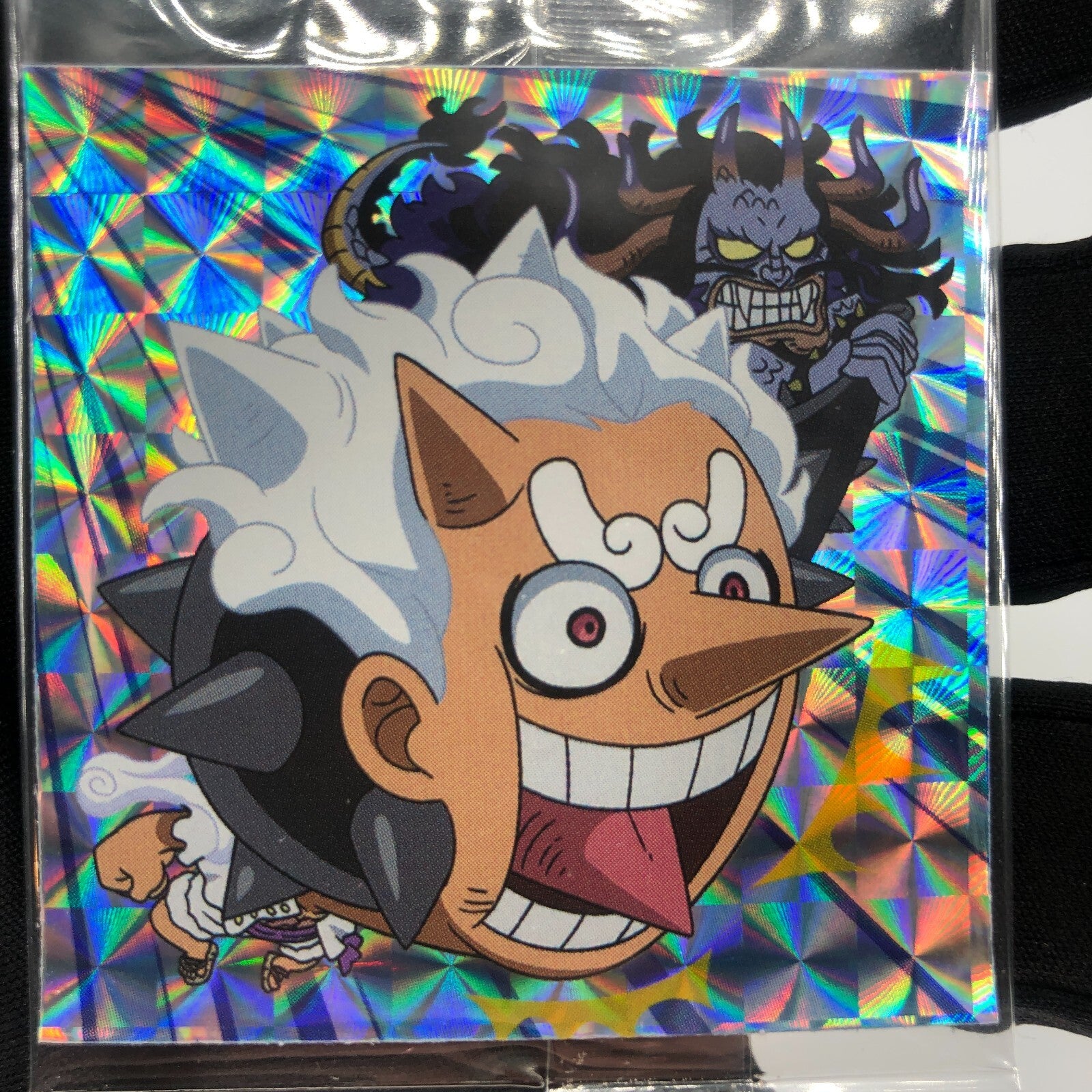 One Piece Luffy Kaido SW6-18 GR Holo Wafer  Japanese [Sealed]