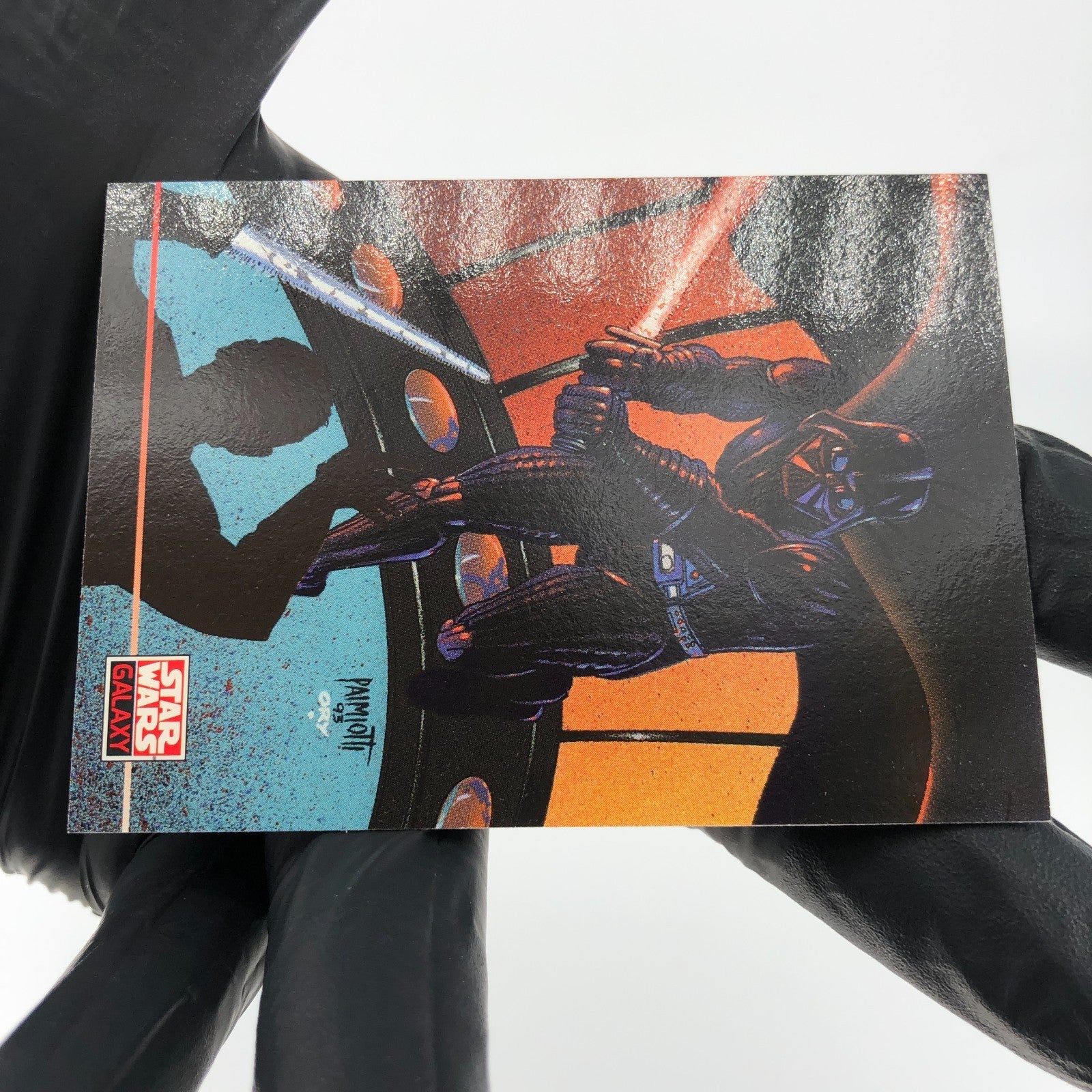 Star Wars Galaxy Card Luke Darth Vader Jimmy Palmiotti 258 Topps Vader 1994 [NM]