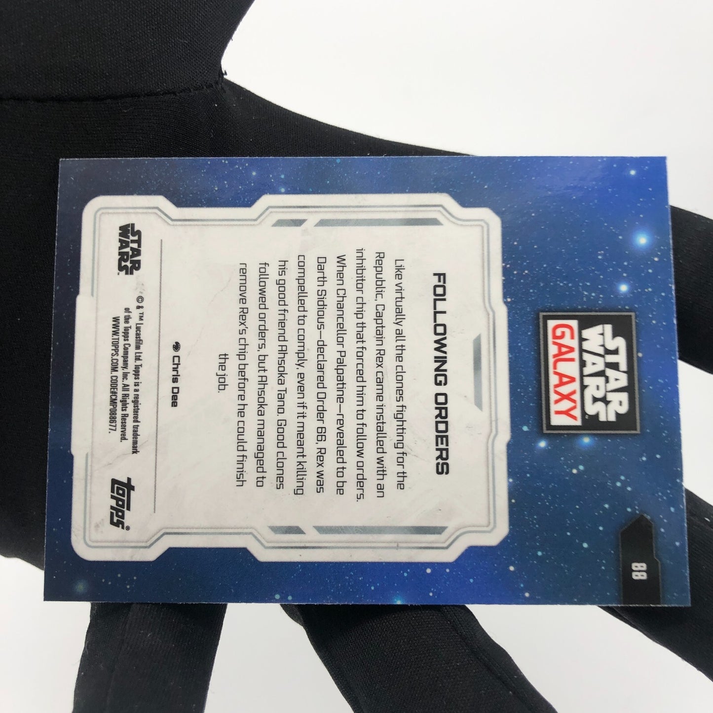 Star Wars Galaxy 2024 Following Orders 88 Base Topps Chrome [Rank A]