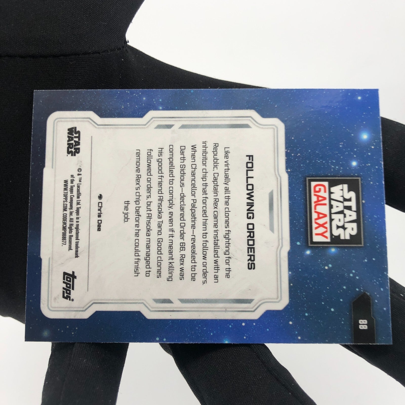 Star Wars Galaxy 2024 Following Orders 88 Base Topps Chrome [Rank A]