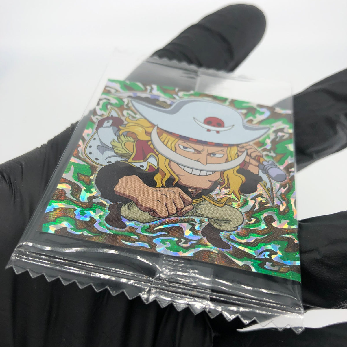One Piece White Beard Edward Newgate SW12-09 SGR Holo Wafer Japan [Sealed]