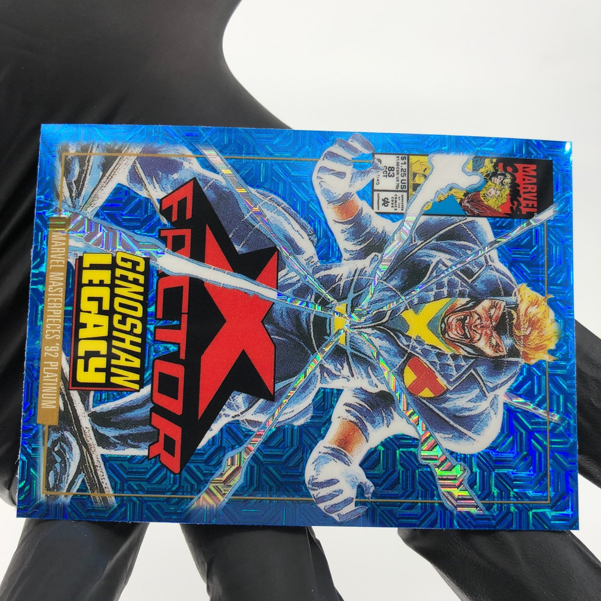 Marvel Card Havok Blue  Traxx 35-V  Fleer Upper Deck Masterpieces [NM]
