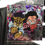 One Piece Luffy Rob Lucci SW9-S1 SEC Holo Wafer  Japanese [Sealed]