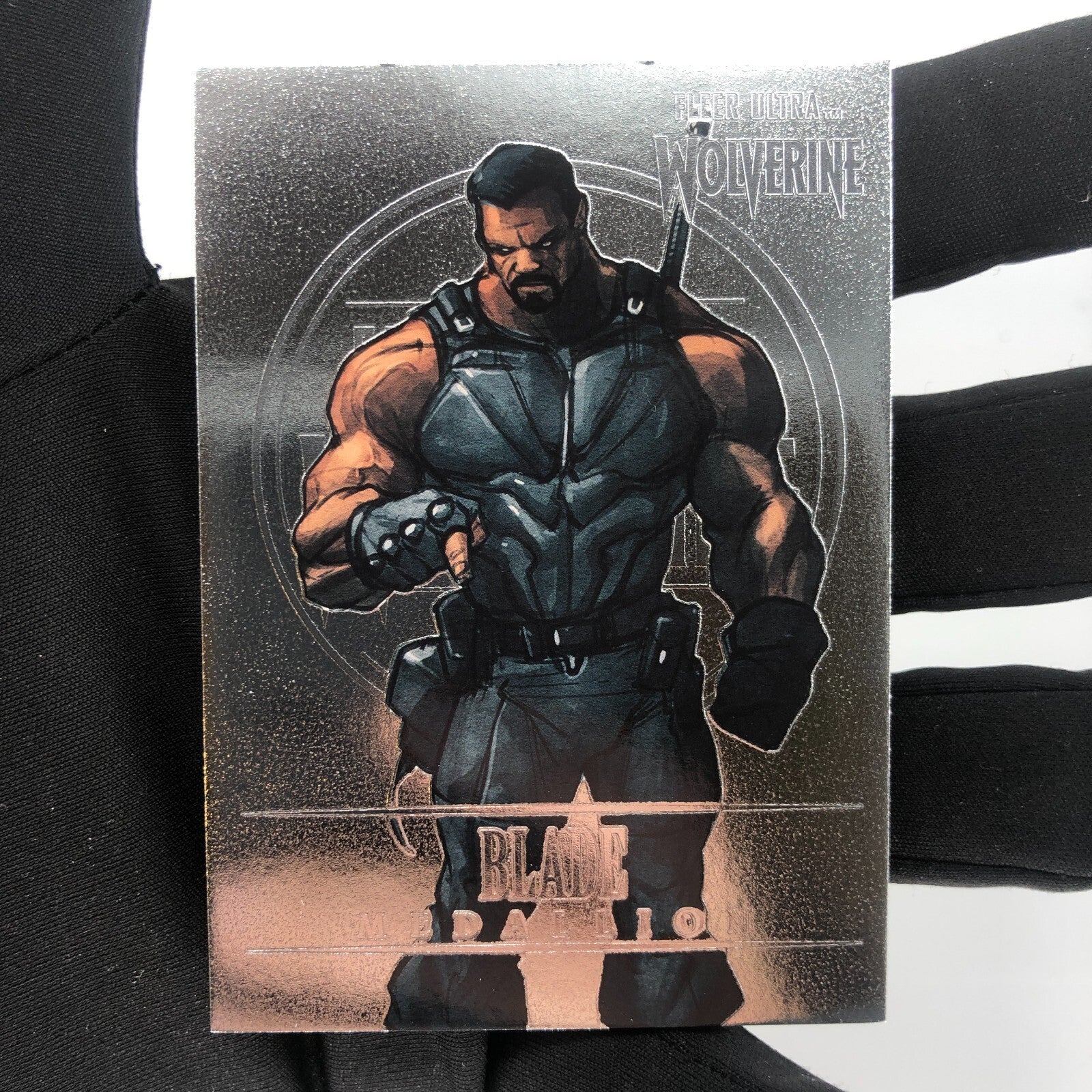 Marvel Card Blade M-4 Medallion Fleer Upper Deck Wolverine Ultra [Rank A]