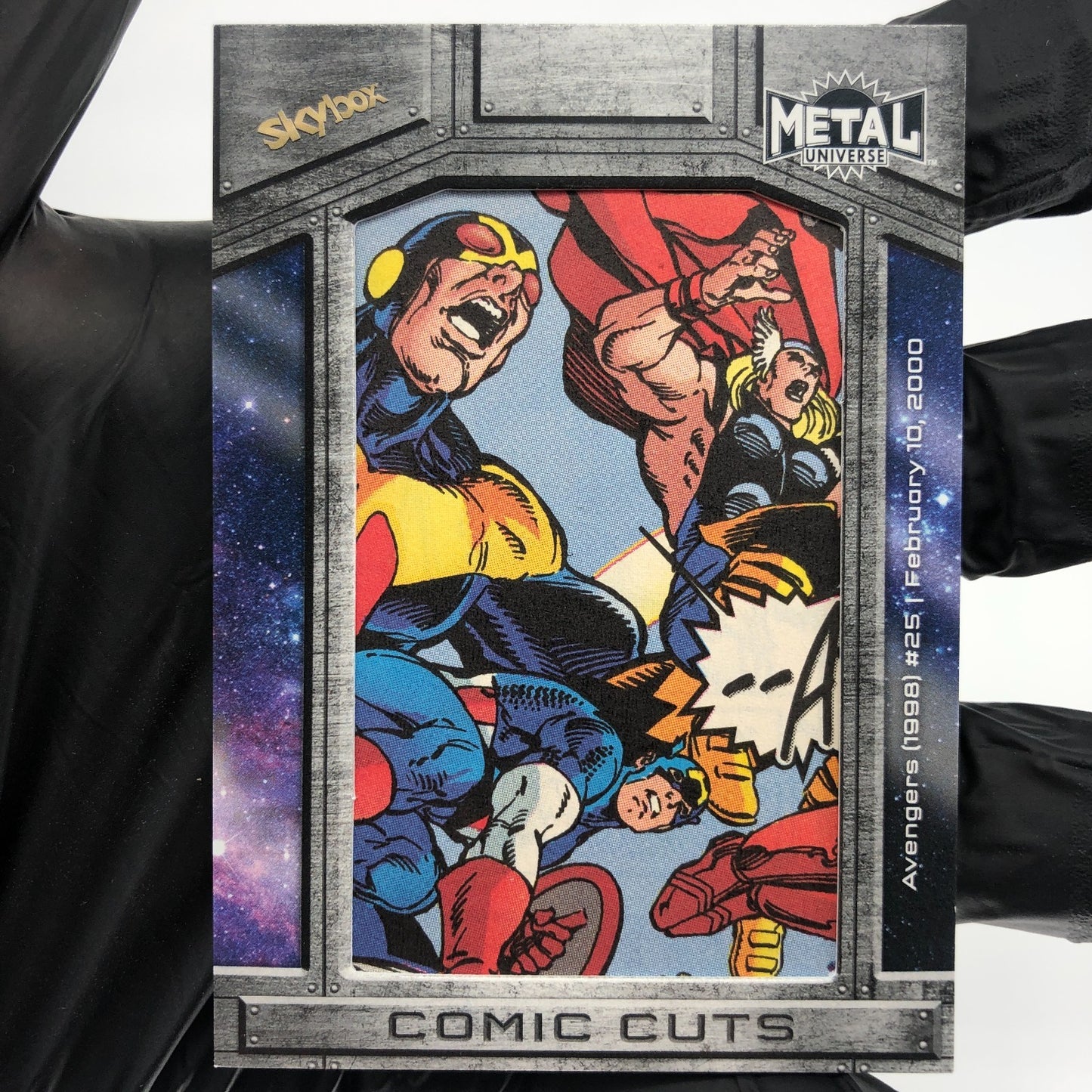Marvel Card Comic Cut Avengers /65 CC-AV48 Fleer Upper Deck Metal Universe [NM]
