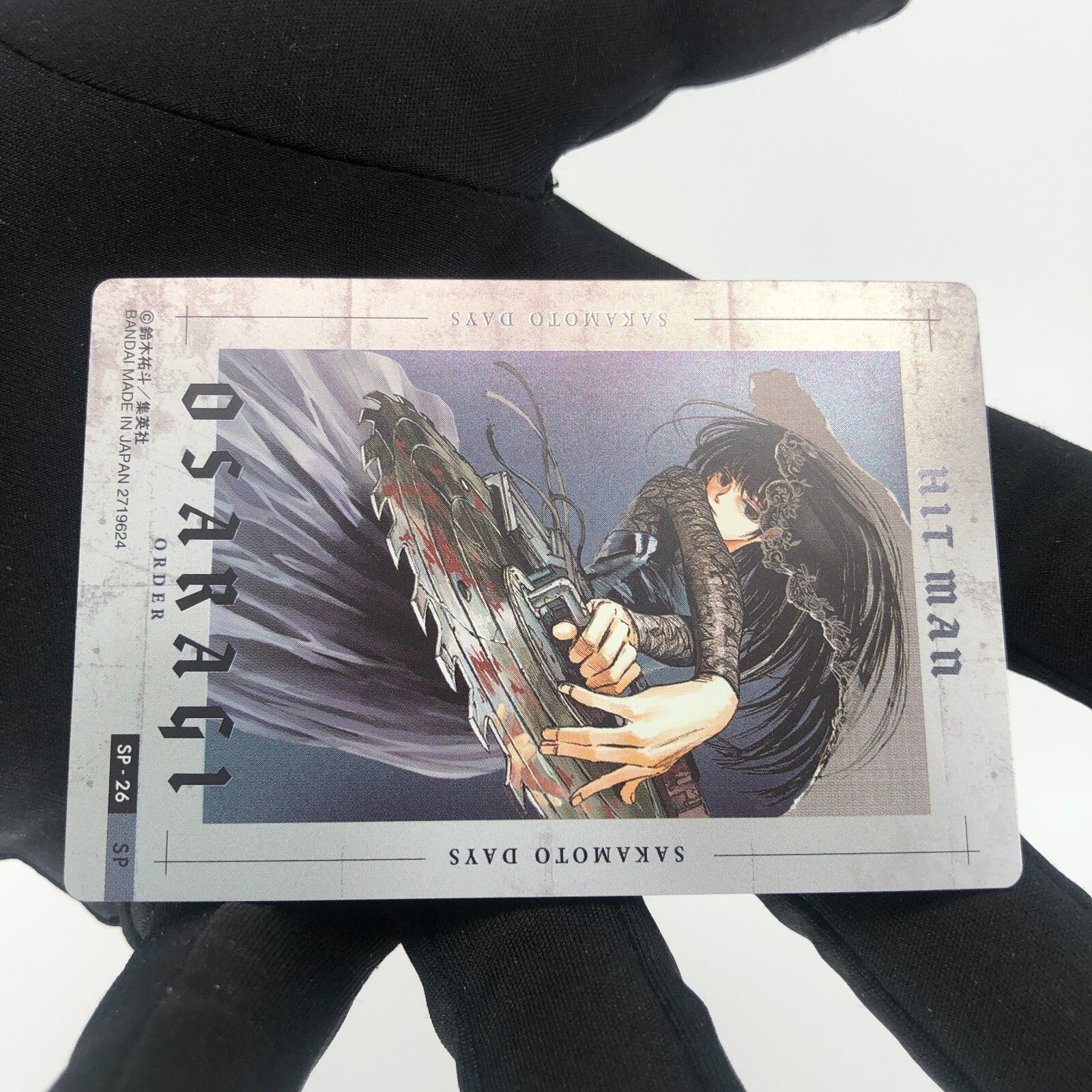 Sakamoto Days Card Wafer Osaragi SP-26 Holo Japanese [Mint]