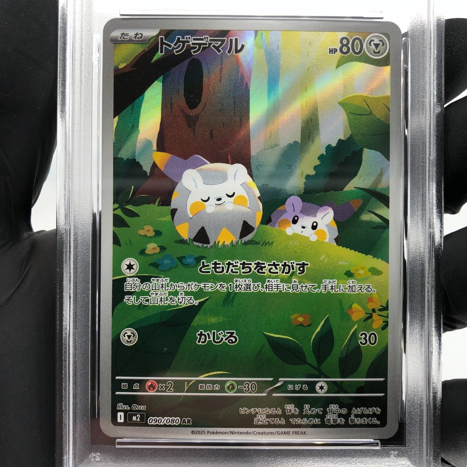 PSA 8 Pokemon Card Togedemaru 090/080 AR M2 Japanese Karte [8] 2
