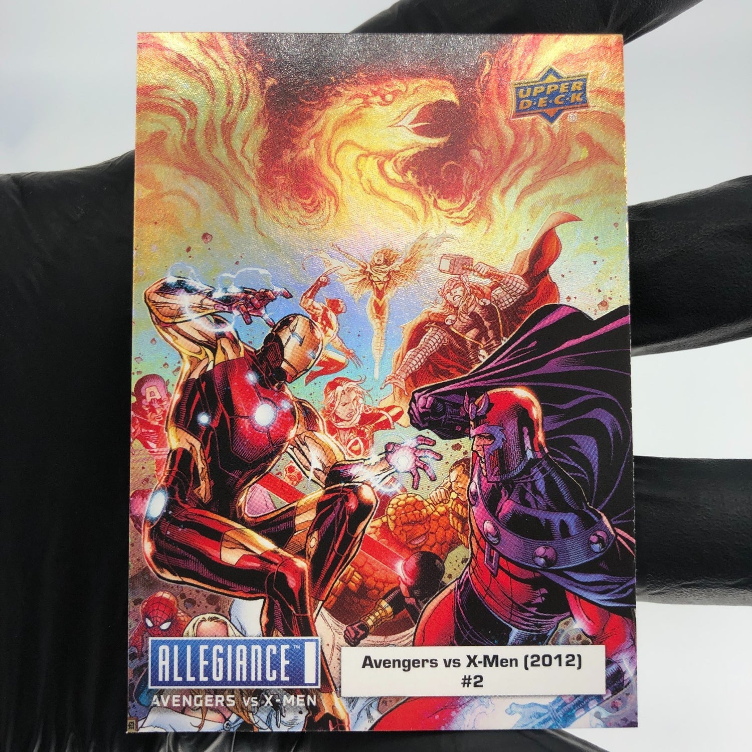 Marvel Card Avengers vs X-Men CC2 Holo Allegiance Upper Deck [NM]