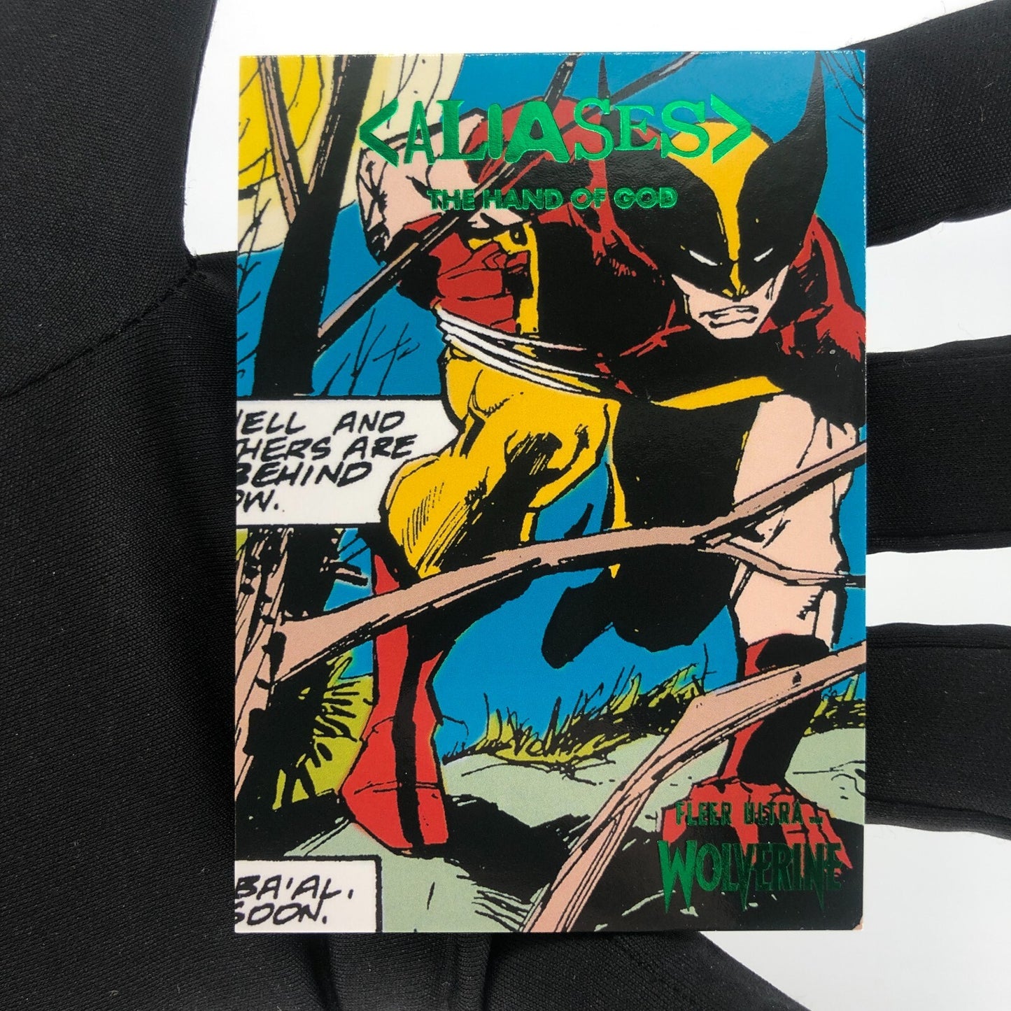 Marvel Card Hand Of God A-5 Aliases Fleer Upper Deck Wolverine Ultra [Rank A]