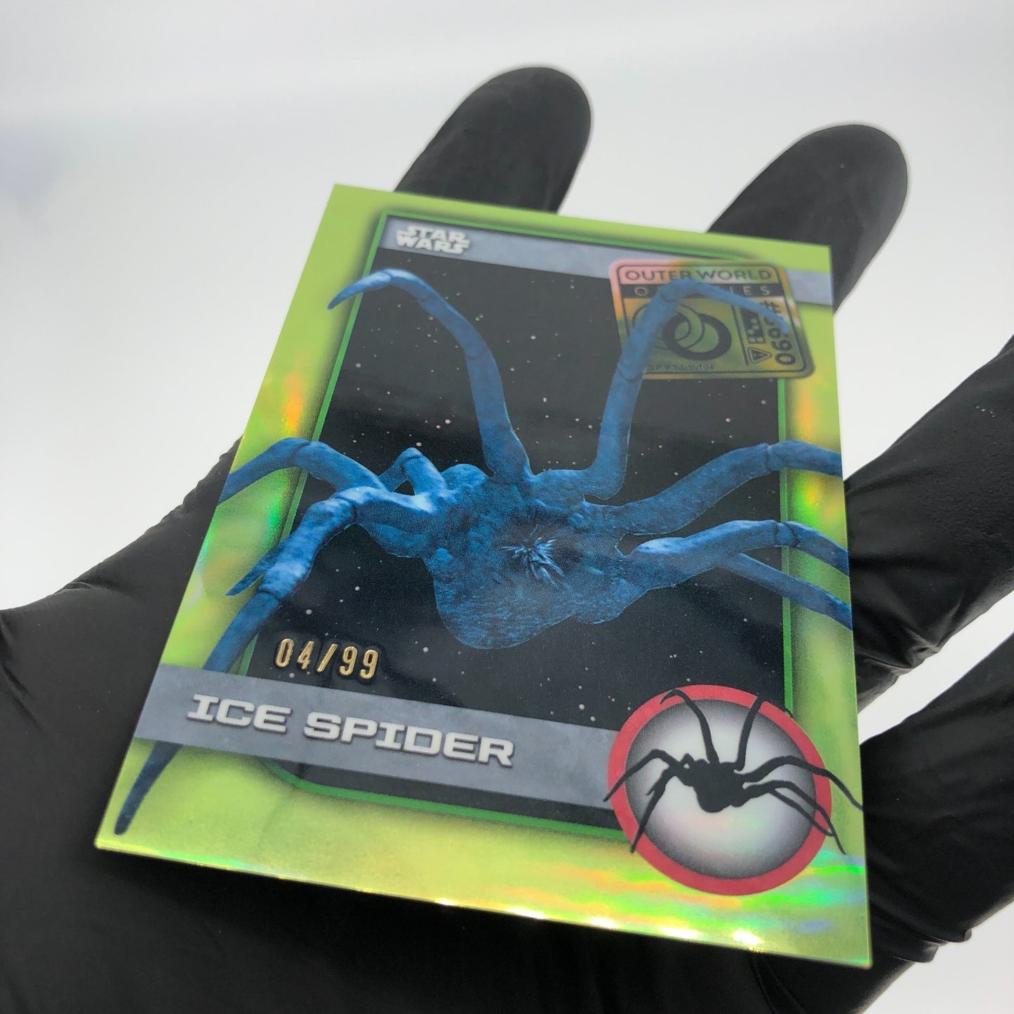2025 Topps Chrome Star Wars Out of World Oddities Ice Spider UO-6 /99 [NM]
